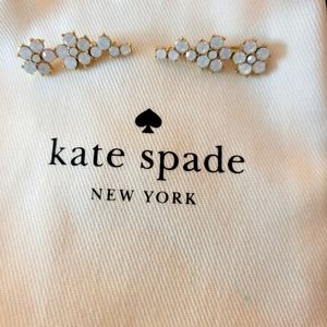 Kate Spade flower ear crawlers